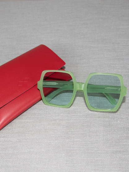 Green Karen Wazen Sunglasses- Brand New / Karen Wazen / -