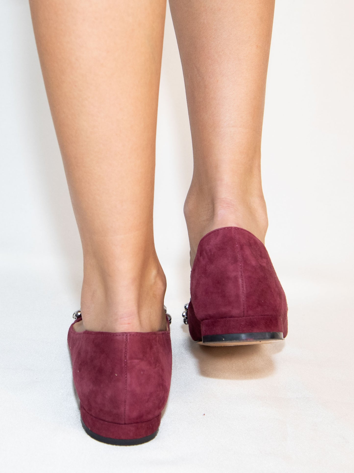 Burgundy Max & Co Flats-40 Excellent / Max & Co / 40