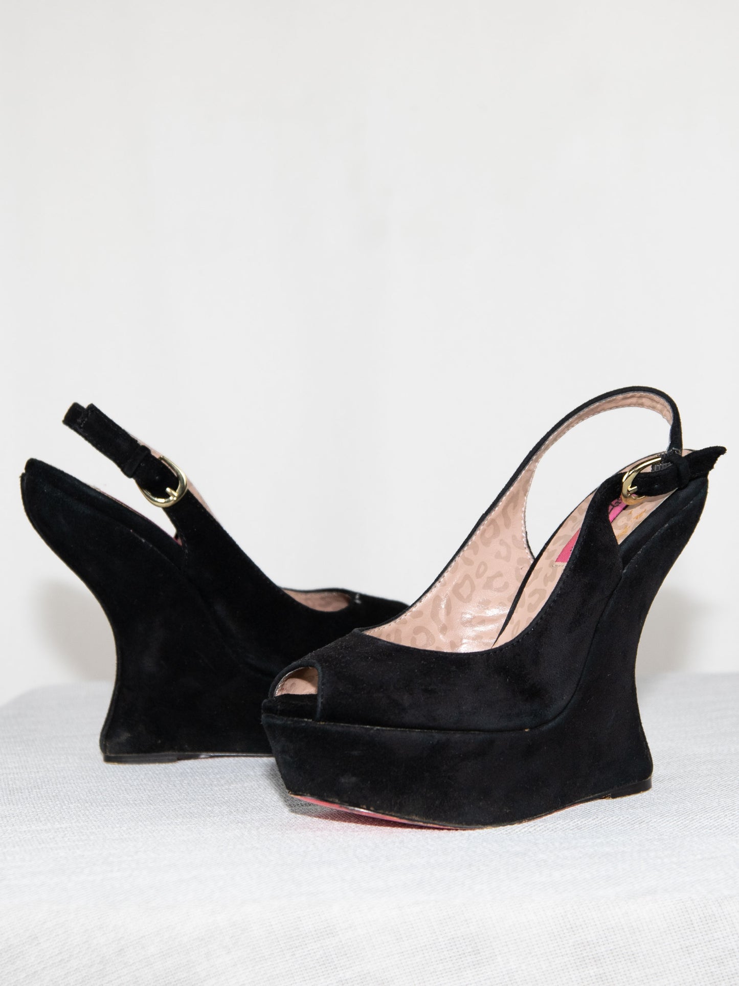 Black Betsey Johnson Heels-36 Excellent / Betsey Johnson / 36