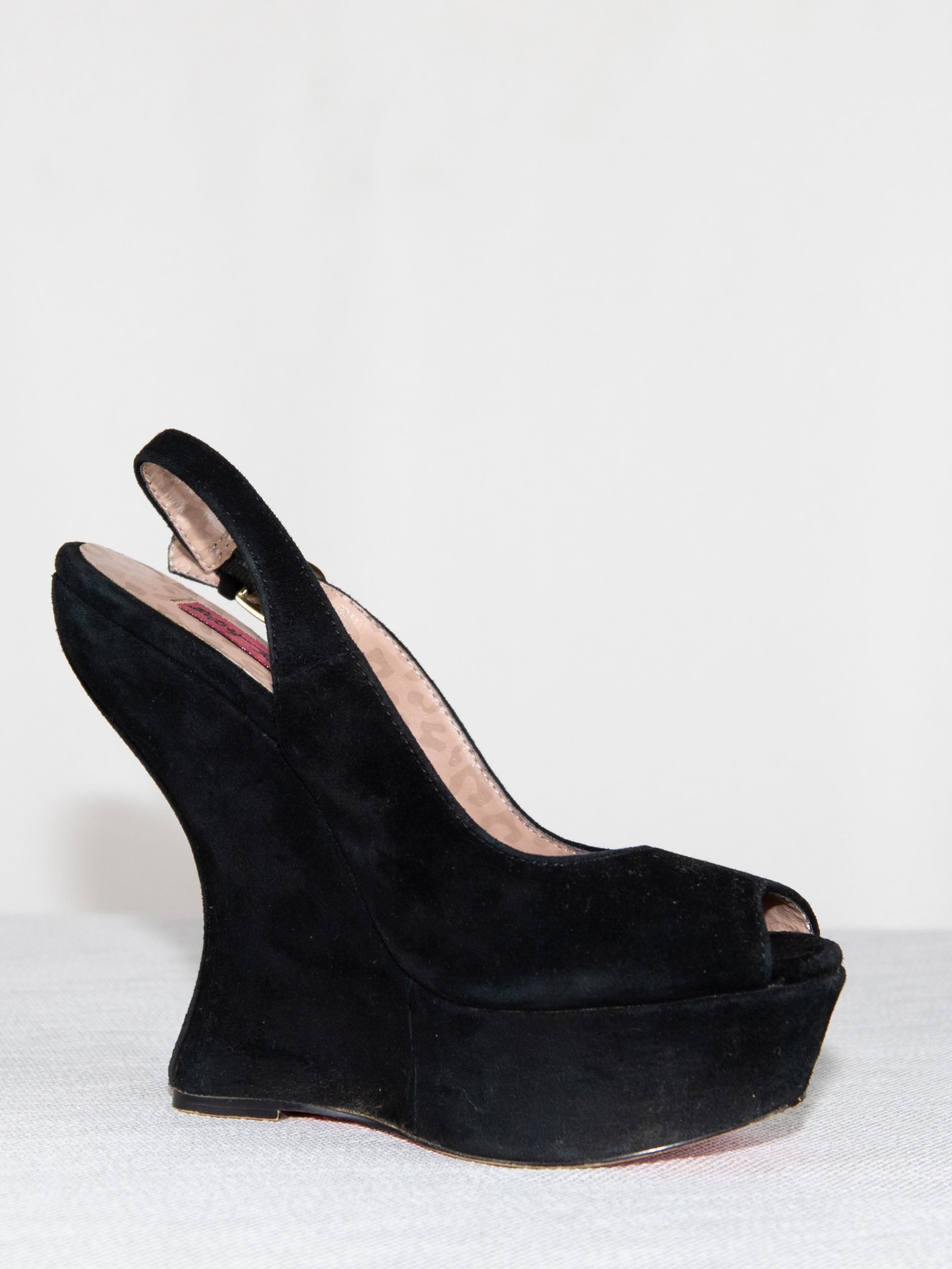 Black Betsey Johnson Heels-36 Excellent / Betsey Johnson / 36