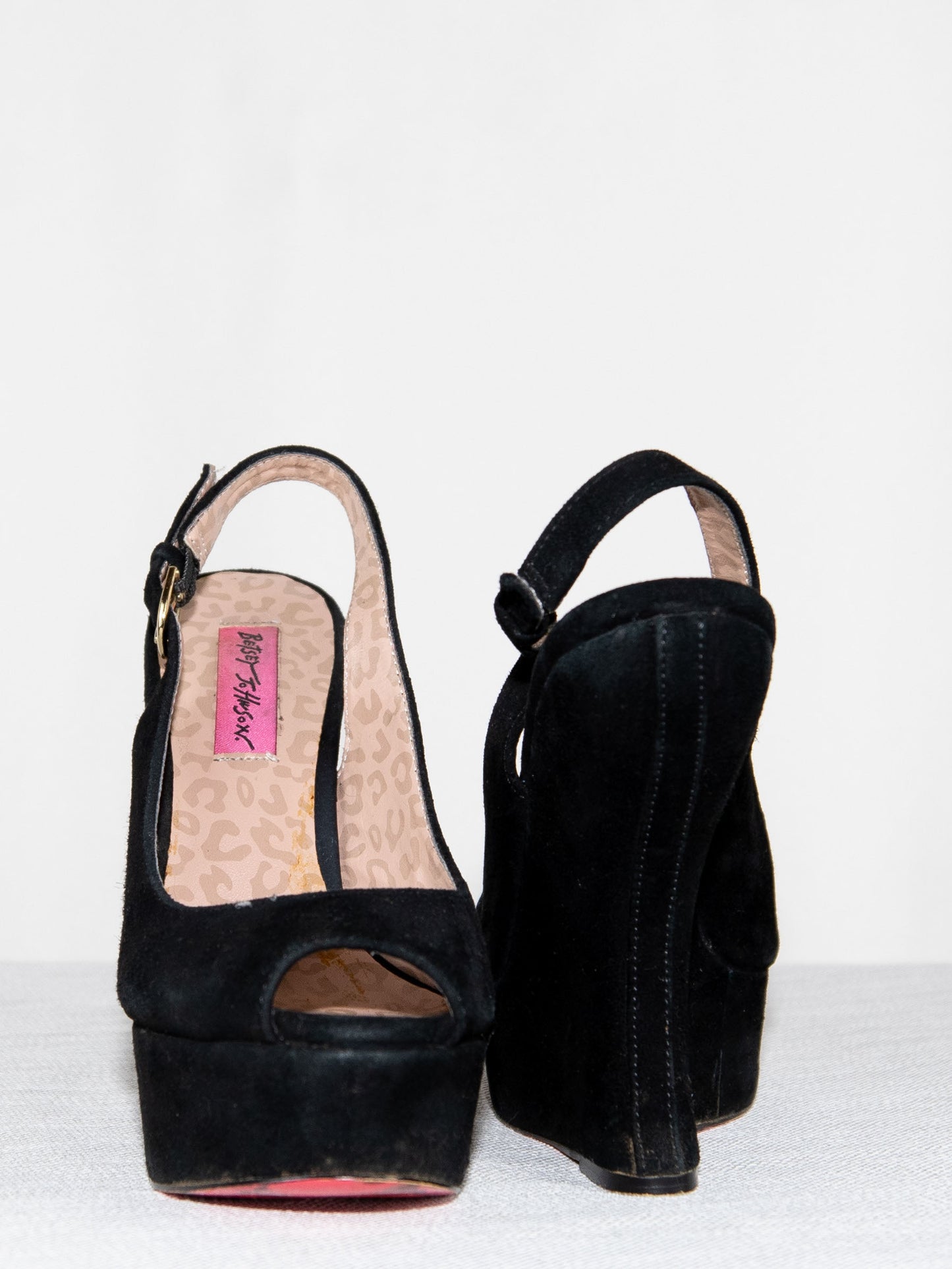 Black Betsey Johnson Heels-36 Excellent / Betsey Johnson / 36