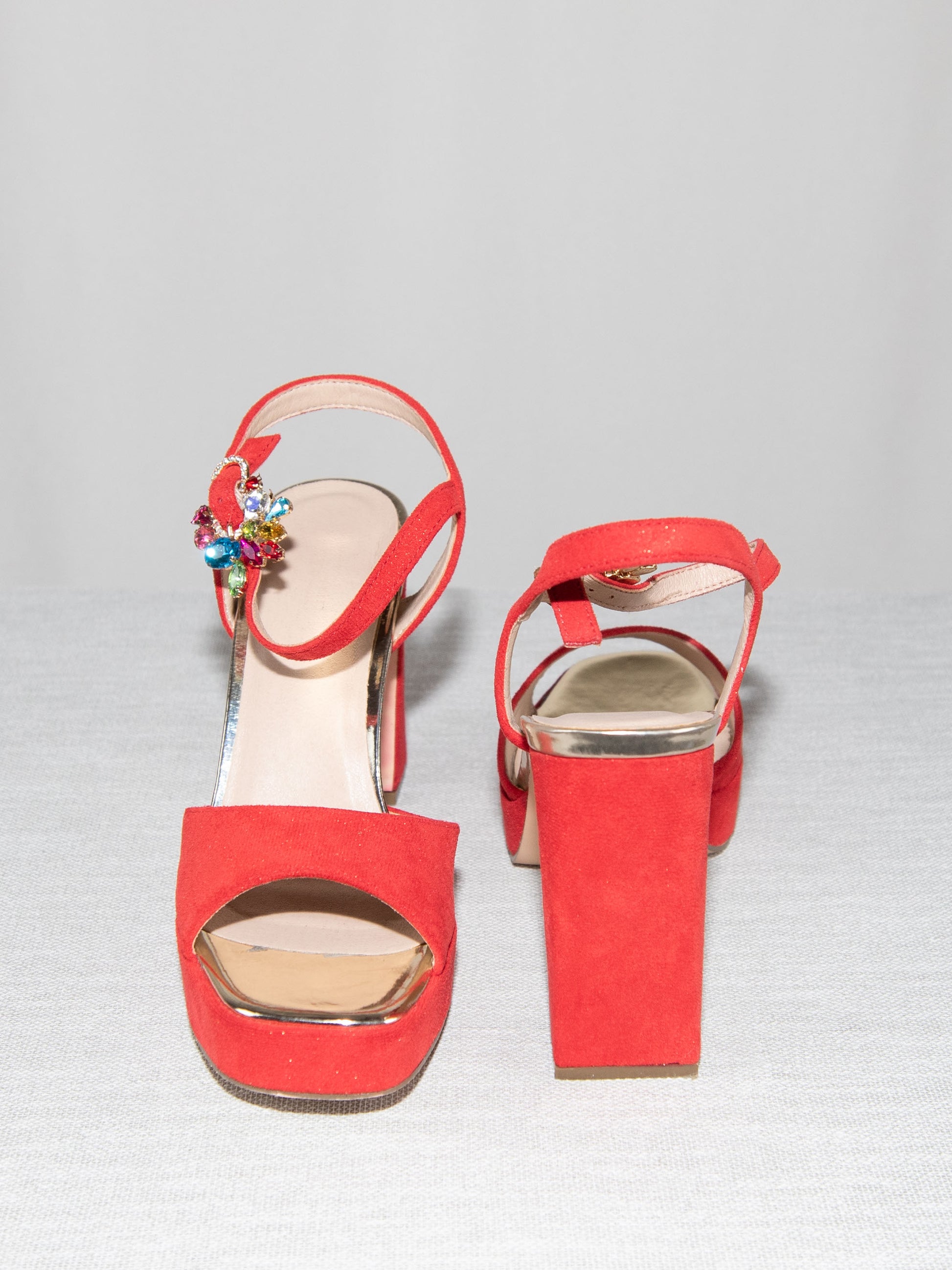 Red Menbur Heels Shoes-39 Brand New / Menbur / 39