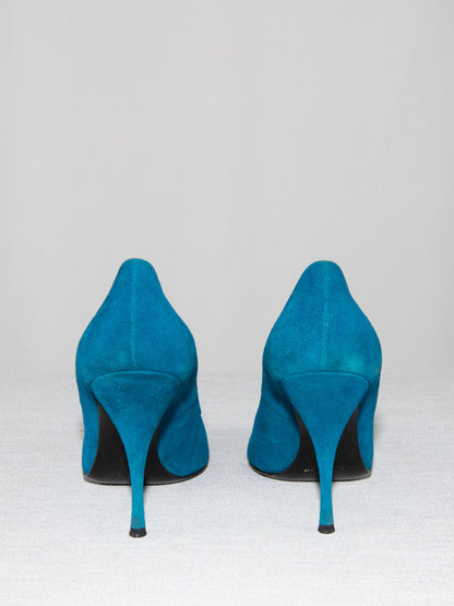 Turquoise Casadei Heels-39.5 Good Condition / Casadei / 39.5