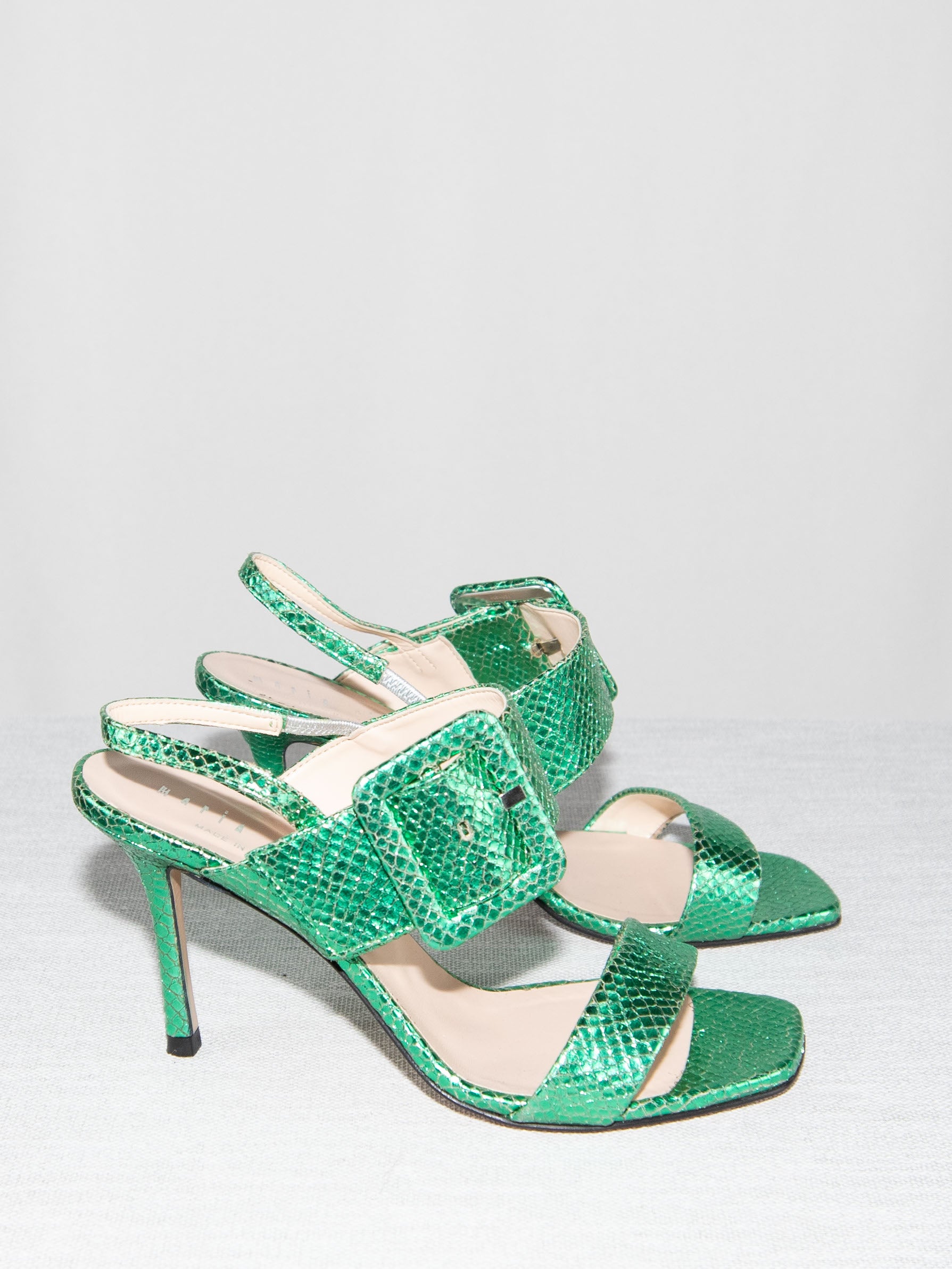 Green Maria Pino Heels-40 Good Condition / Maria Pino / 40