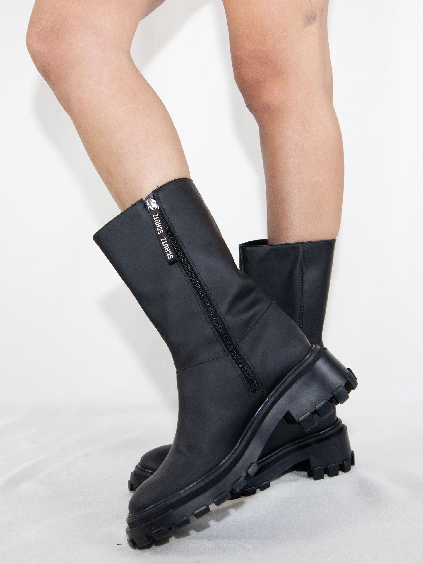 Black Schutz Boots-40